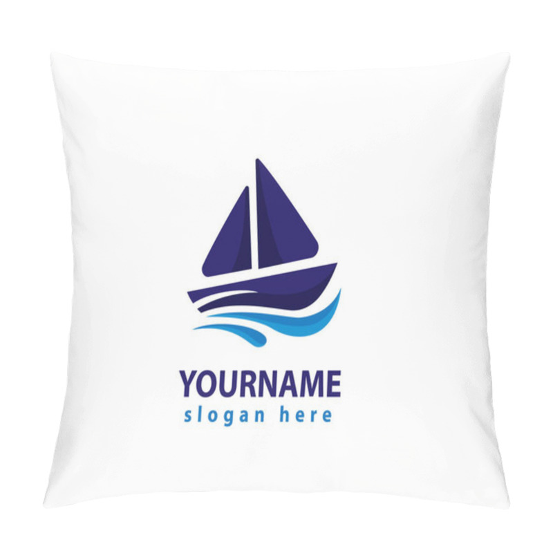 Personality  Sealing Boat Logo Sign Pillow Covers