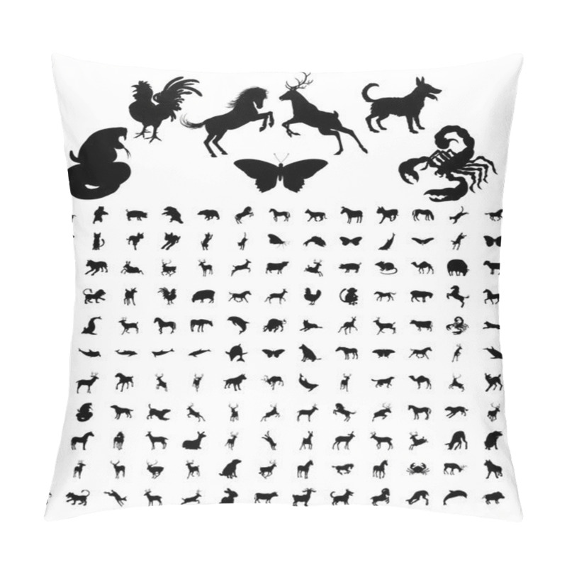 Personality  Animal Silhouettes Bundle Pillow Covers