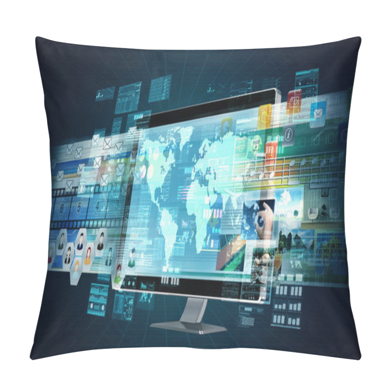 Personality  Internet Multimedia Server Pillow Covers