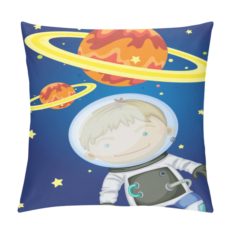 Personality  Astronaut In Space Pillow Covers