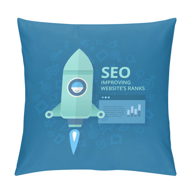 Personality  Seo Concept Of Website Optimization Pillow Covers