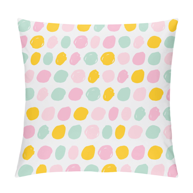 Personality  Hand Made Texture With Marker Circles Pillow Covers