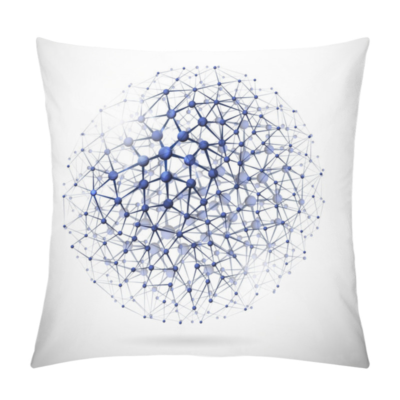 Personality  Molecular Sphere Pillow Covers