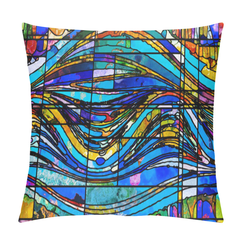 Personality  Virtual Leaded Glass Pillow Covers