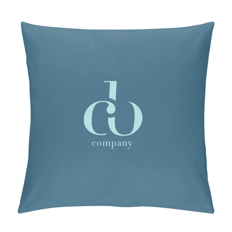 Personality  CB Letters Business Company Logo  Pillow Covers