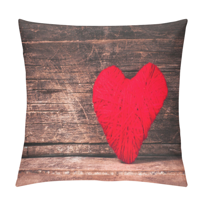 Personality  Red Thread Heart Pillow Covers