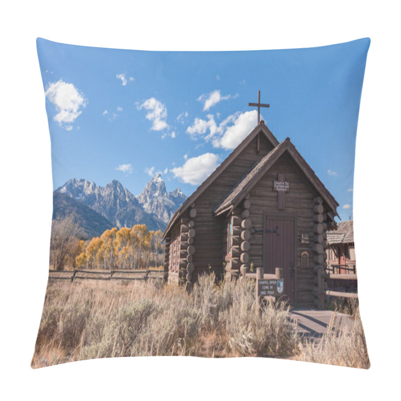 Personality  Chapel Of The Transfiguration In Fall Pillow Covers