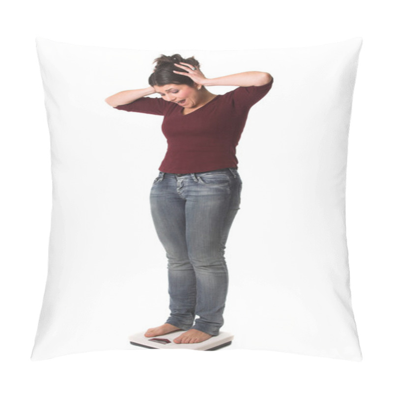 Personality  Shock At The Weight Results Pillow Covers