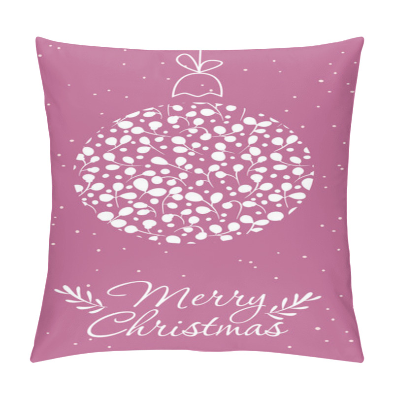 Personality  Merry Christmas Greeting Card Pillow Covers