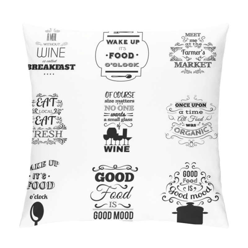 Personality  Quote Typographical Background Pillow Covers