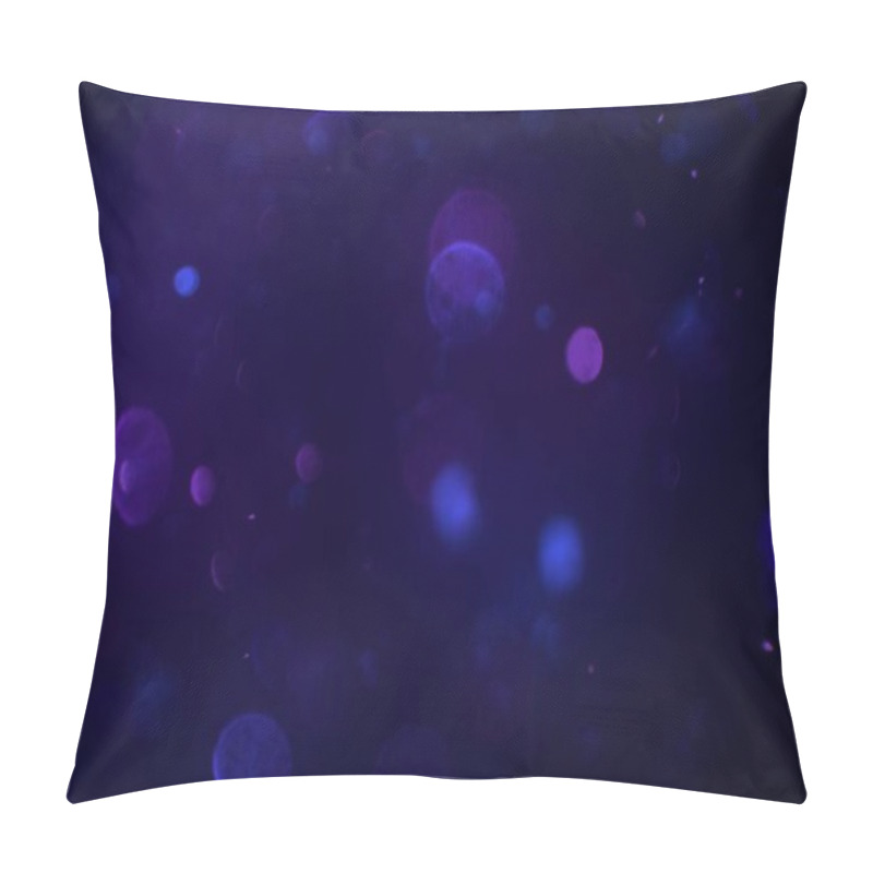 Personality  Bokeh Lights Digital Background With Copy Space Pillow Covers