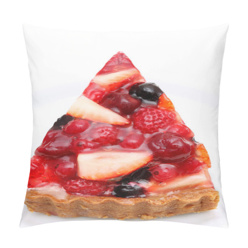 Personality  Cake With Strawberry, Cherry ,berry Topping Pillow Covers