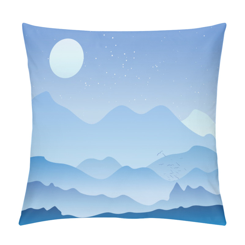 Personality  Landscape Background Pillow Covers