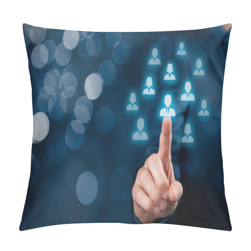 Personality  Human Resources And Leader Pillow Covers