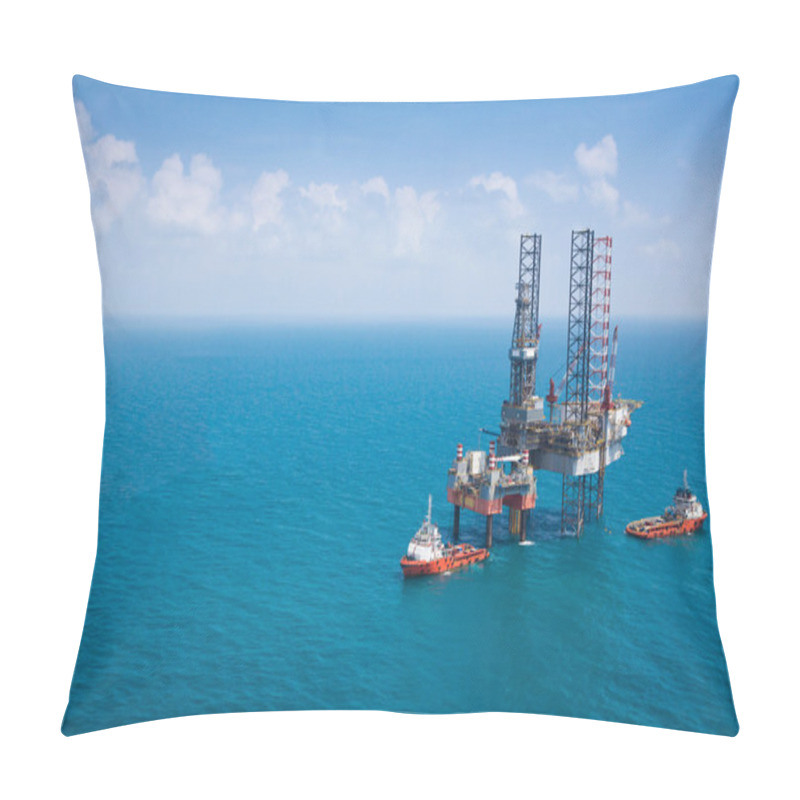 Personality  Oil Rig  In The Gulf Pillow Covers