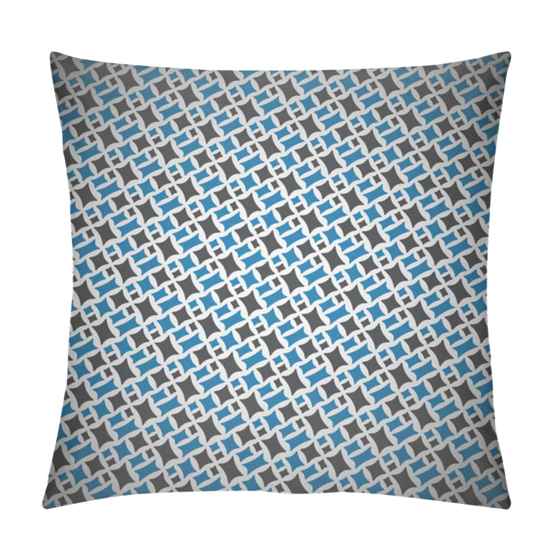 Personality  Blue Rectangle Background With Stars Pillow Covers