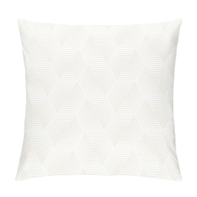 Personality  Vector Seamless Subtle Stripes Pattern. Modern Stylish Texture With Monochrome Trellis. Repeating Geometric Grid. Simple Lattice Graphic Design. Pillow Covers