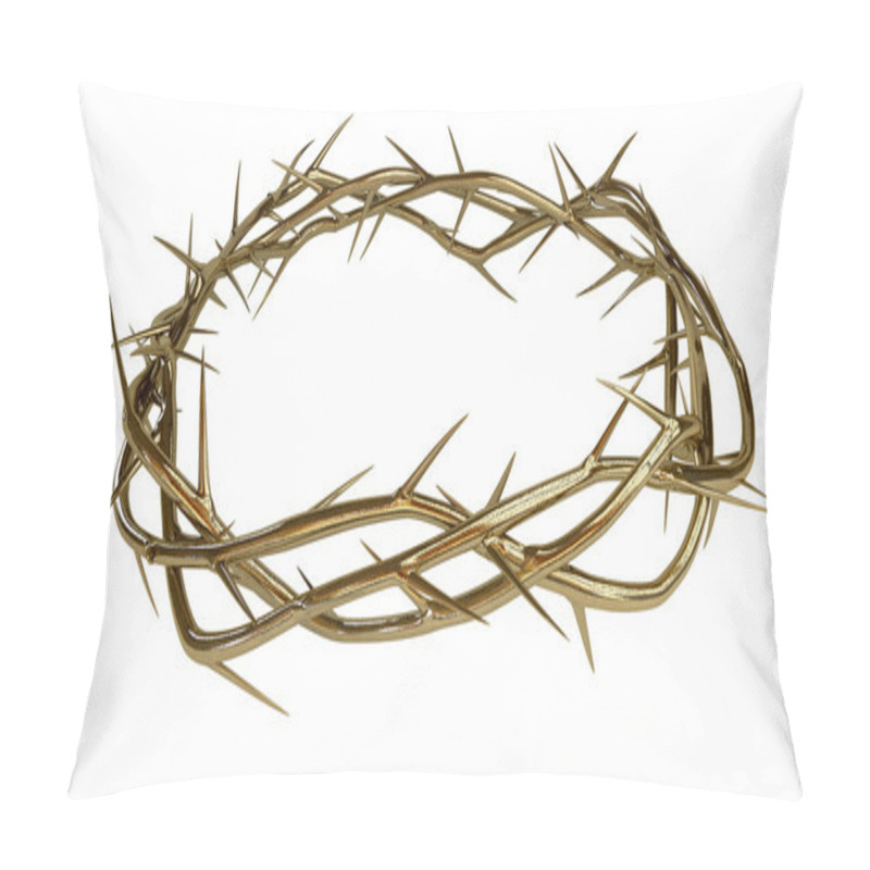 Personality  Golden Crown Of Thorns Pillow Covers