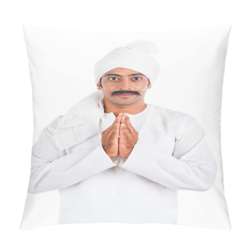 Personality  Portrait Of A Man Greeting Pillow Covers