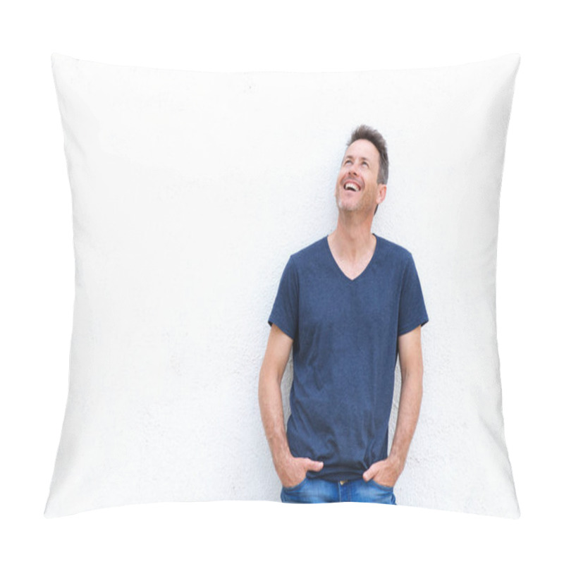 Personality  Laughing Casual Man   Pillow Covers