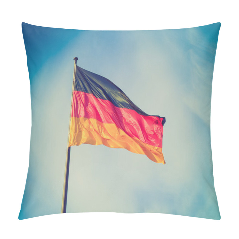 Personality  Retro Look German Flag Pillow Covers