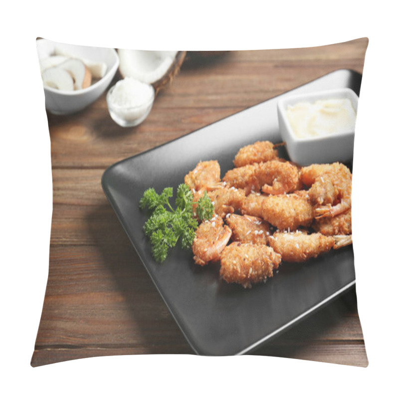 Personality  Delicious Coconut Shrimps Pillow Covers