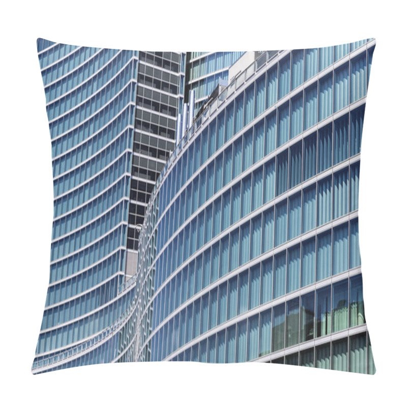 Personality  Glass Skyscraper In Milan Pillow Covers