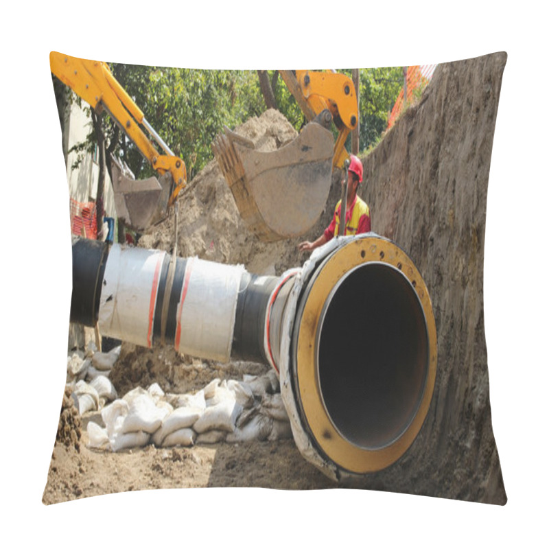 Personality  Construction Site Pillow Covers