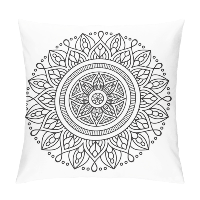 Personality  Vector Indian Mandala Pillow Covers