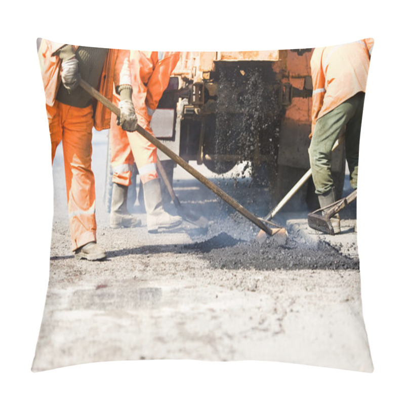 Personality  Asphalt Paving Works Pillow Covers