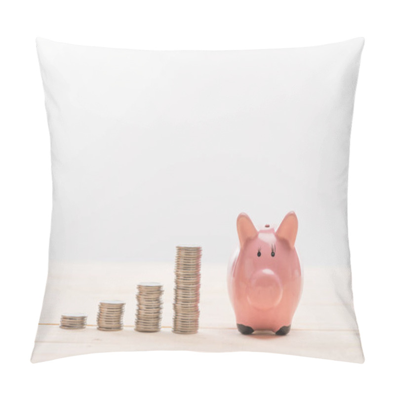 Personality  Coins And Piggy Bank  Pillow Covers