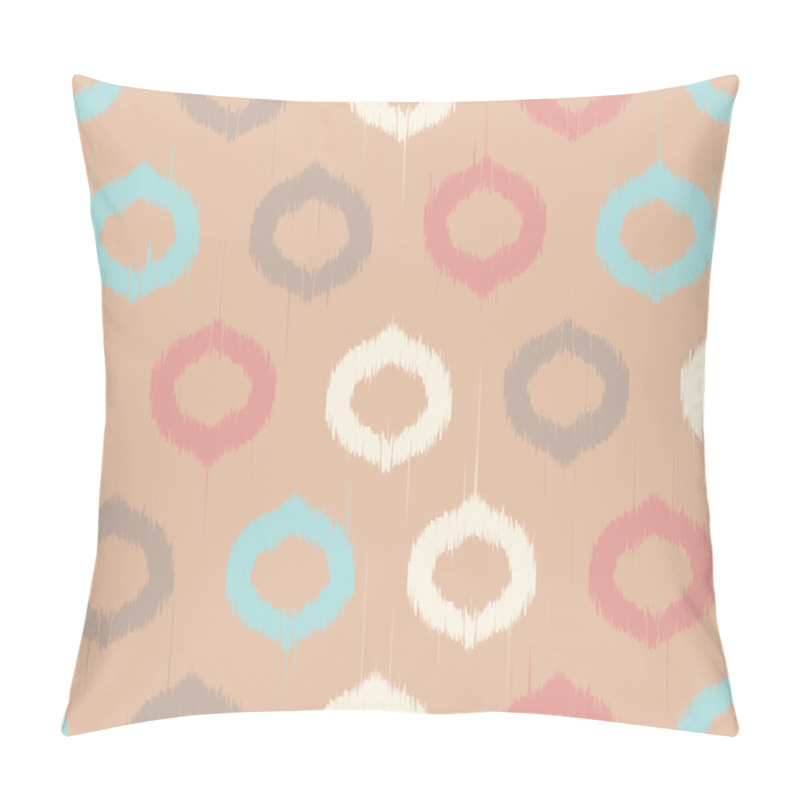 Personality  Vector Seamless Ikat Pattern Pillow Covers