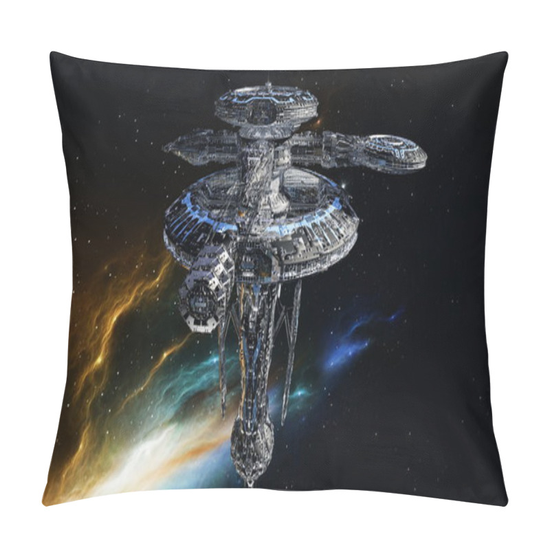 Personality  Space Station Pillow Covers