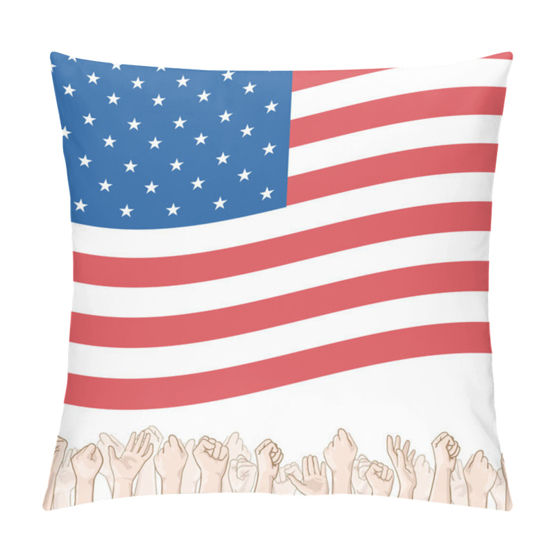 Personality  Happy Independence Day Card Pillow Covers