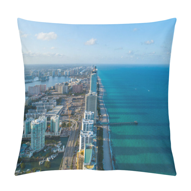 Personality   Coastal City Sunny Isles Beach FL Pillow Covers