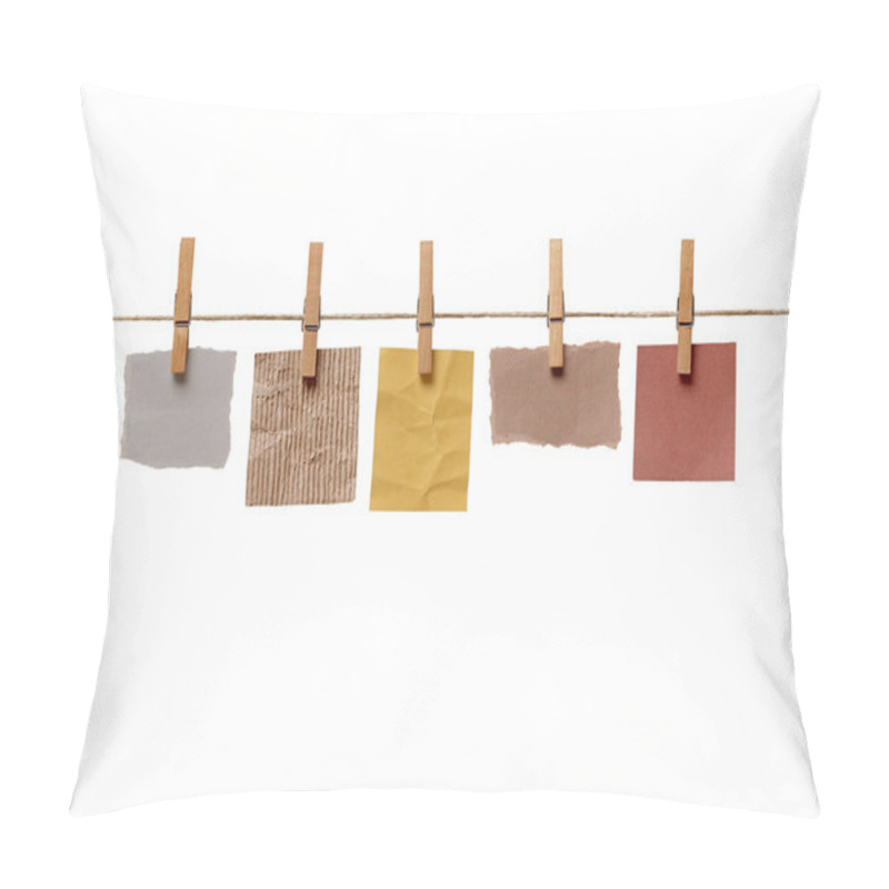 Personality  Clothes Peg And Note Paper On Clothes Line Rope Pillow Covers