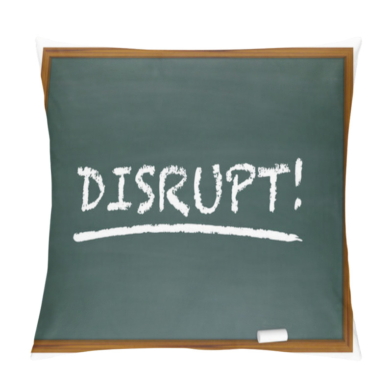 Personality  Disrupt Change Rethink Word  Pillow Covers