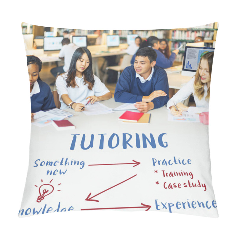 Personality  Diversity Group Of Students Pillow Covers