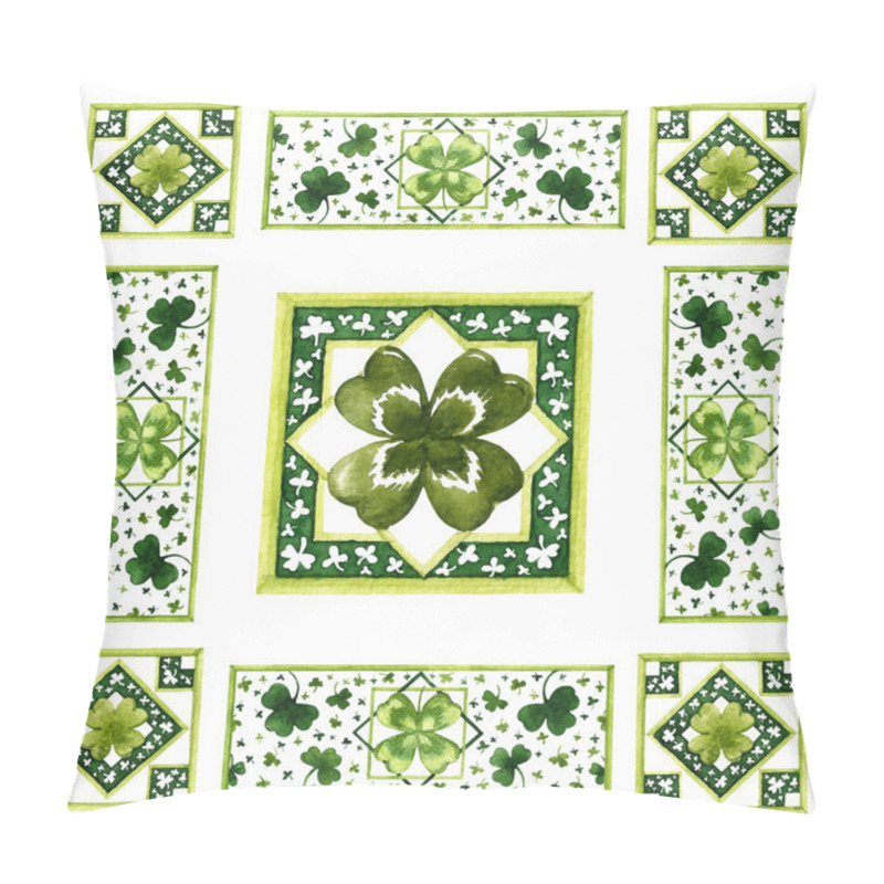 Personality  Card For St.Patrick's Day Pillow Covers