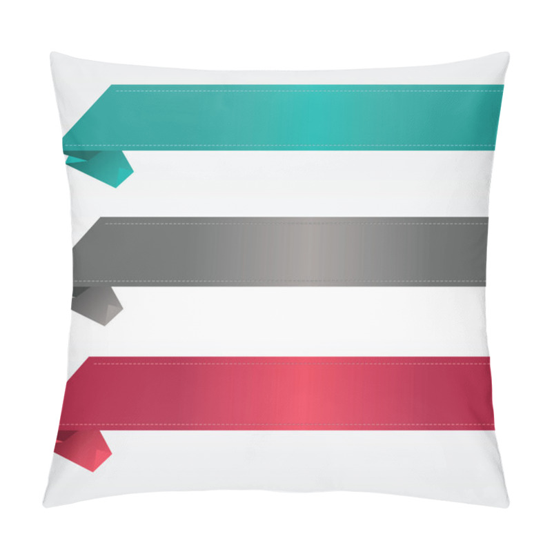 Personality  Abstract Origami Banner Pillow Covers