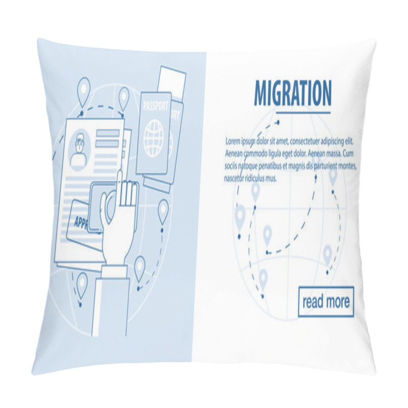 Personality   Important Documents For Migrants Template Pillow Covers