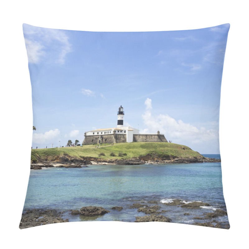 Personality  Farol Da Barra (Barra Lighthouse) In Salvador, Bahia, Brazil Pillow Covers