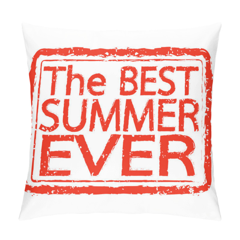 Personality  The BEST SUMMER EVER Stamp Text Design Pillow Covers