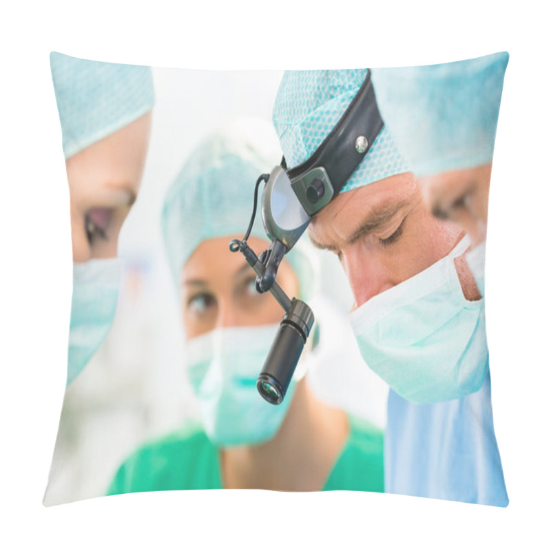 Personality  Surgeons Operating Patient In Operation Theater Pillow Covers