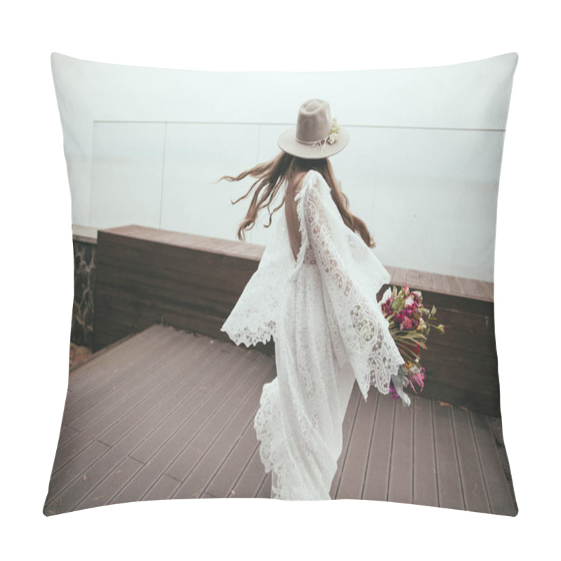 Personality  Wedding Dress Pillow Covers