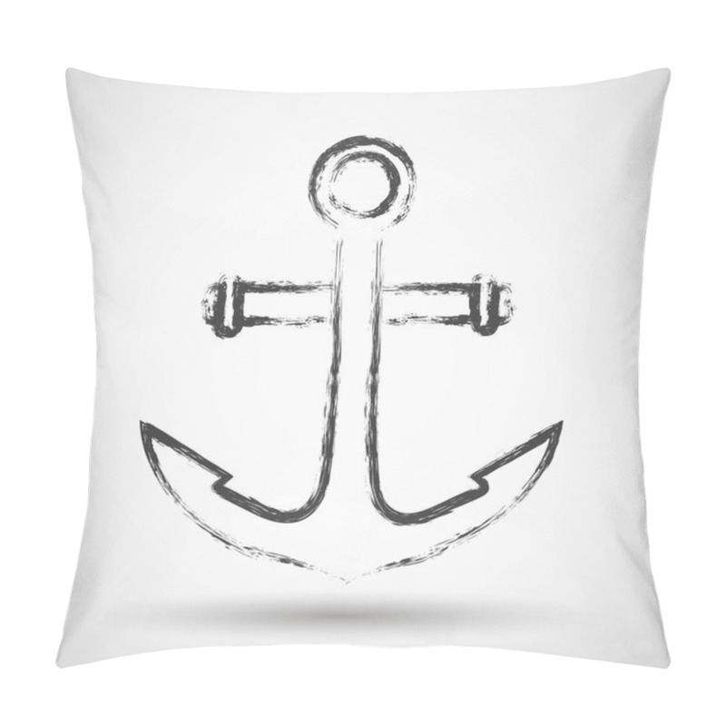 Personality  Vector Illustration Of Anchor For Making Logos, Icons For Your Design Pillow Covers