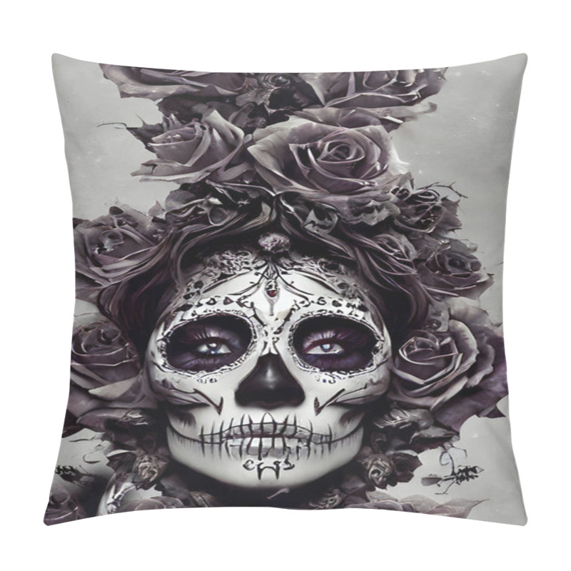 Personality  Goddess Of Death Painting Pillow Covers