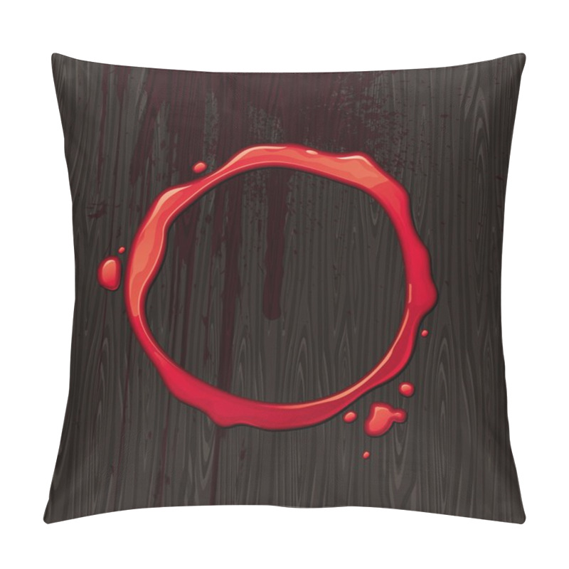 Personality  Bloody Round Frame Pillow Covers