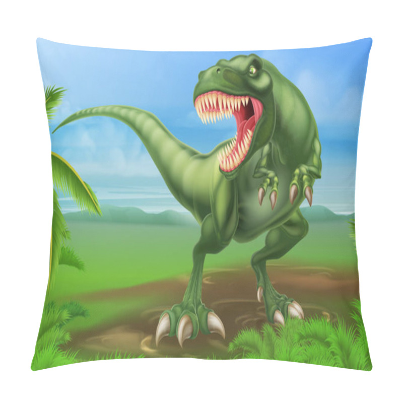 Personality  T Rex Dinosaur Pillow Covers