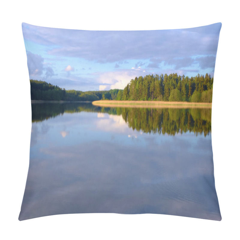 Personality  Sunset Sky And Clouds Reflecting In The Water Pillow Covers